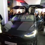 Inauguration du nouveau showroom Tesla dans Paris