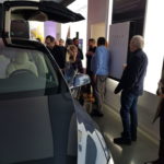 Inauguration du nouveau showroom Tesla dans Paris